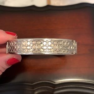 Silver Coach bracelet